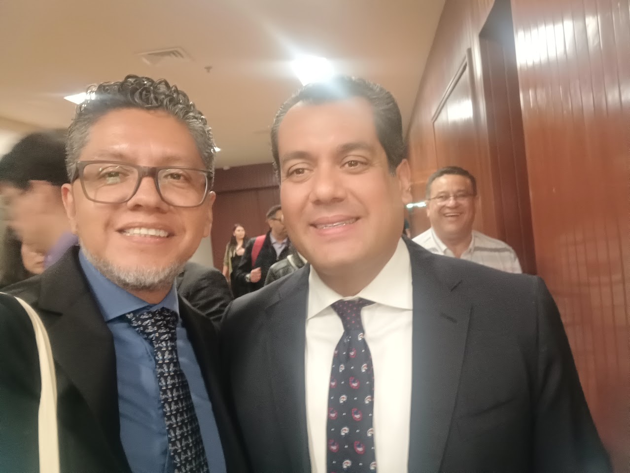 Ricardo and Congressman Luna