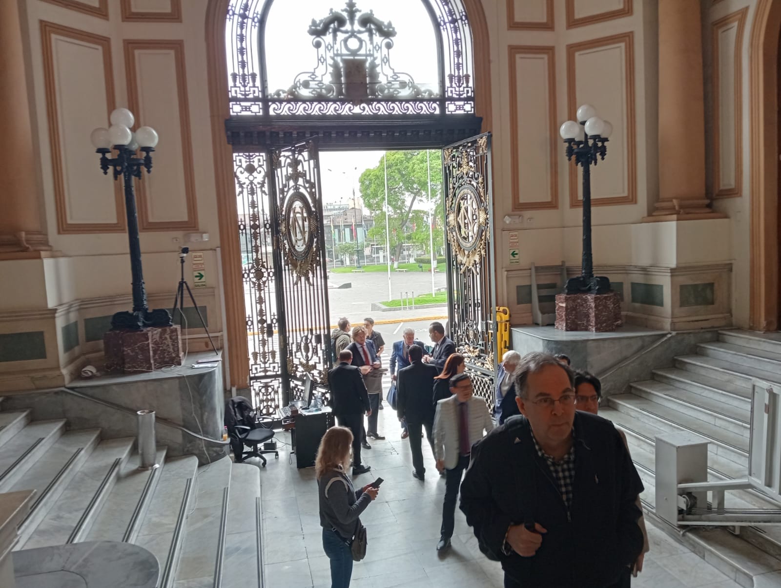Entrance of Congress